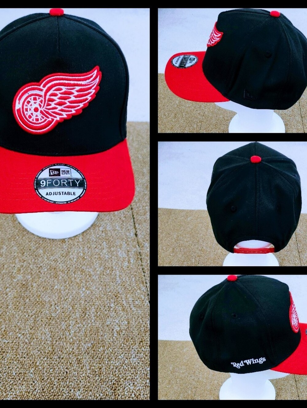 DETROIT RED WINGS NHL HOCKEY SNAPBACK HAT.